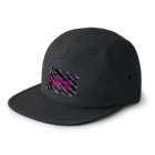 ララミねこ　のi love me 5 Panel Cap