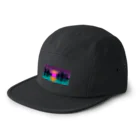 Waste CabaretのNEON=SUNRISE 5 Panel Cap