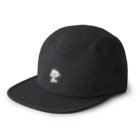 SUIMINグッズのお店のはまちの握り寿司を前のめりに運ぶねこ 5 Panel Cap