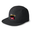 No.3japanのネコビーム 5 Panel Cap