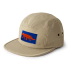 モケモケのモケモケFOX/Orange 5 Panel Cap