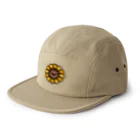 EWOKAITEMITAのお店のsunflowerロゴ 5 Panel Cap