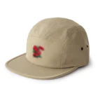 suuの赤い薔薇とドラゴン 5 Panel Cap