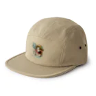 islandmoon13の煙草を吸う美女 5 Panel Cap