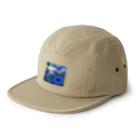 AQUAMETAVERSEのブルーハワイ　Tomoe bb 2712 5 Panel Cap