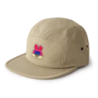 nakamaruのウサくんのキャップ 5 Panel Cap