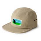 ニャムのアトリエのNEKOZE青空 5 Panel Cap