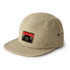 mini gecooperの可愛いレトロな車が監視録画中（背景なし） 5 Panel Cap