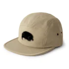 タバタ画房のふてぶてしいクロねこ 5 Panel Cap