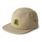 marimo shopのサボテンワンポイント 5 Panel Cap