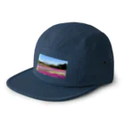 y-u-ki0179の富士山と本栖湖と芝桜 5 Panel Cap