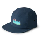 ねずごやんのお店のアオウミウシ 5 Panel Cap