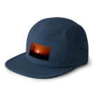 maru203の久礼のだるま朝日 5 Panel Cap