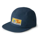 もじフォトの激しぶグッズのいつも心に火の用心 5 Panel Cap