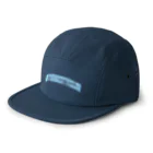 BAYSIDE CITY CLUBのBCC college LOGO Blue 5 Panel Cap