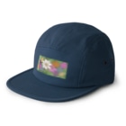 Tender time for Osyatoの手描きのお花 5 Panel Cap