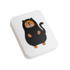 Qooroの猫かぶりチャウさん　黒猫さん Flat Tin Case