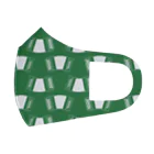 杜の魚のアコーディオン（緑） フルグラフィックマスク