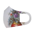 PALA's SHOP　cool、シュール、古風、和風、のflower arrangement　 Face Mask