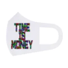 ちび丸のTime is money（タイムイズマネー） フルグラフィックマスク