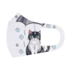 gatto solitario(物寂しげな猫)の雨に打たれる猫 フルグラフィックマスク