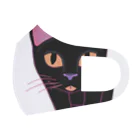 gatto solitario(物寂しげな猫)の黒猫 Face Mask