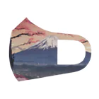 saru88の富士山 Face Mask