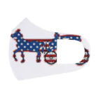 mumusの馬車　Flag of the United States フルグラフィックマスク