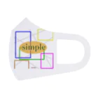 saleshuのsimple フルグラフィックマスク