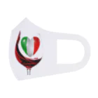 WINE 4 ALLの国旗とグラス：イタリア（雑貨・小物） Face Mask