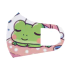 Shiba_IncのSleeping frogs(熟睡する蛙) Face Mask