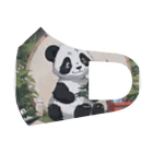 harusan29のパンダエコワリアン: リサイクルやエコ活動を促進する可愛いパンダ  フルグラフィックマスク
