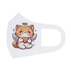 Rapport_yukikaの＊猫ちゃん天使＊ハート Face Mask