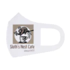 leisurely_lifeのSloth’s Nest Café Face Mask