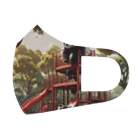 Irissyuのジャングルジムに乗るパンダのアイテム フルグラフィックマスク