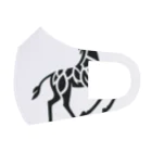 万事屋の新感覚デザインの黒白キリン フルグラフィックマスク