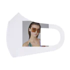 abicases520のShades Unisex Sun Glasses 2023 Rimless Square Oversized Women Sunglasses Tom Ford フルグラフィックマスク