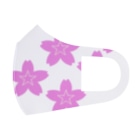 KOKI MIOTOMEの星桜紋（流れ星ピンク）　Star cherry blossom Crest (Shooting star pink）) Face Mask