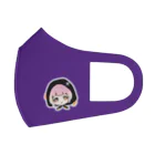 田中まり太屋の黒蜜みつこのマスク(紫) フルグラフィックマスク