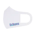 Echoes の爽やかロゴのマスク marble×white Face Mask