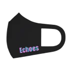 Echoes の爽やかロゴのマスク marble×black Face Mask