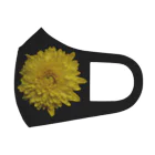 花水のお弔い用・黄菊 フルグラフィックマスク