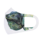 コンドルマンのイグアナの横顔 フルグラフィックマスク