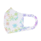 杠葉自由帳のColorful flower Face Mask