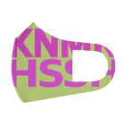 KNMR cityのKNMRライムグリーン フルグラフィックマスク