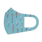 てら ねこグッズのI WISH I WERE A BIRD.ビビッド Face Mask