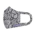 TSUBAME WORKSのPaisley Black/purple Face Mask