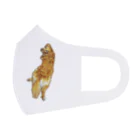 flatcoatedretrieverのgolden retriever Face Mask