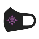 ドクテロショップの毒マークマスク紫黒 フルグラフィックマスク
