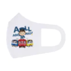 Train Kids! SOUVENIR SHOPの出発進行( All aboard ) ! フルグラフィックマスク